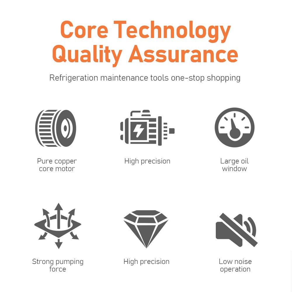 Handheld Lithium Battery Vacuum Pump Auto Refrigeration Repair Tool Vacuum Pump Rechargeable Portable Refrigerant Vacuum Pump