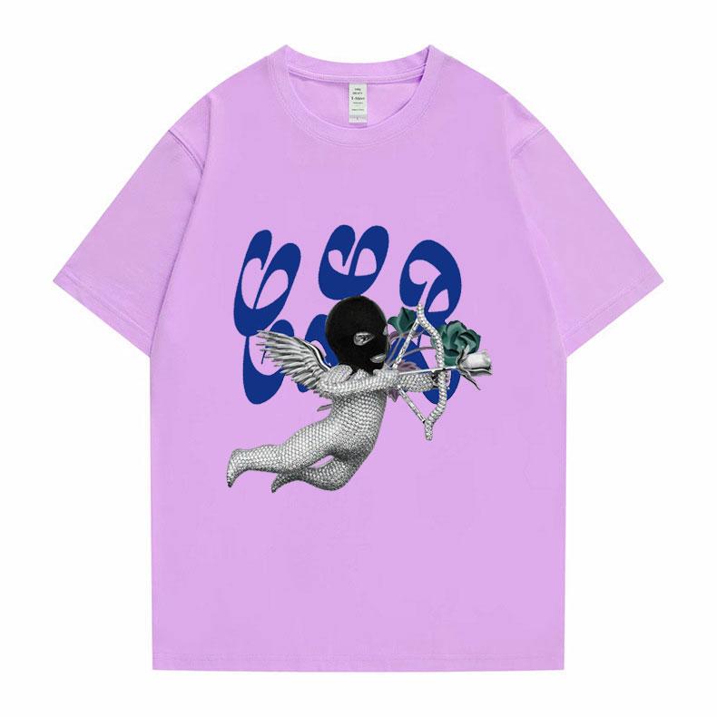 T-shirt con Stampa Album Certified Lover Boy Fantastica Hip Hop Rapper Drake Magliette per Ragazzi Top Unisex Moda Donna Casual T-shirt a Maniche Corte