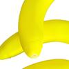Falsche Banane Hundespielzeug zur Linderung von Langeweile und Angst Quietschendes Obst Interaktives Spielzeug Bissfest Welpen Zahnen Reinigungsspielzeug Haustier