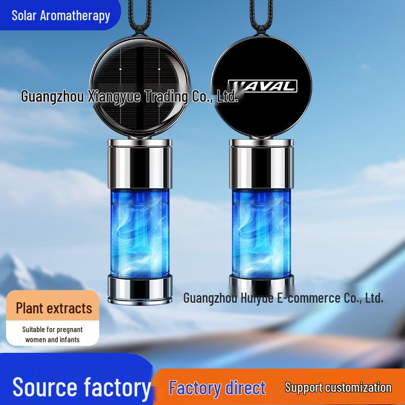 

Solar-Powered Long-Lasting Perfume Ornament for Haval Car Interior, Suitable for Rear View Mirror. Ocean