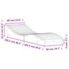 Sun Lounger 205 X 60 X 31.5 Cm Solid Douglas Fir Wood