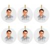 Charlie Kirk RIP Merch Live Not by Lies Conservative Christmas Ornament Memorial Tribute Keepsake for Tree Car Decor