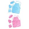 Apron And Hat Set with Oven Mitt - Culinary Play Costume