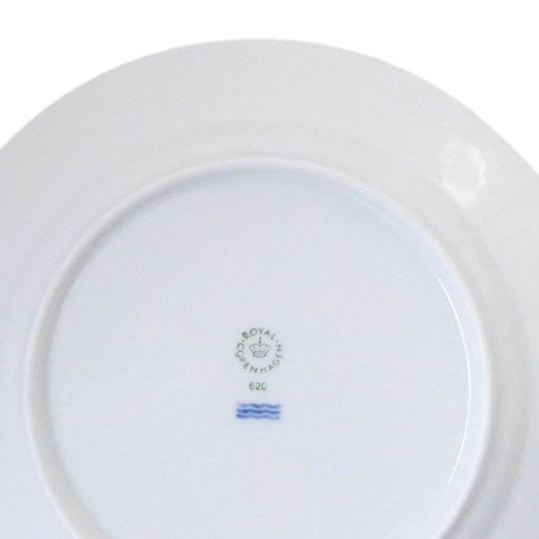 Royal Copenhagen White Fluted Plate Half Lace 19cm Flat 1128620 1017293 [Item]