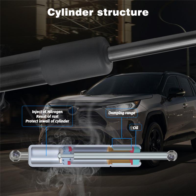 Car Front Bonnet Hood Cover Supports Kit Gas Spring Struts Lift Support Auto Accessories For Toyota RAV4 2019 2020 2021