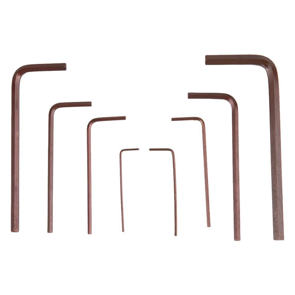 Set de chei hexagonale mici, versatile și puternice, de 8 buc pentru întreținere de precizie