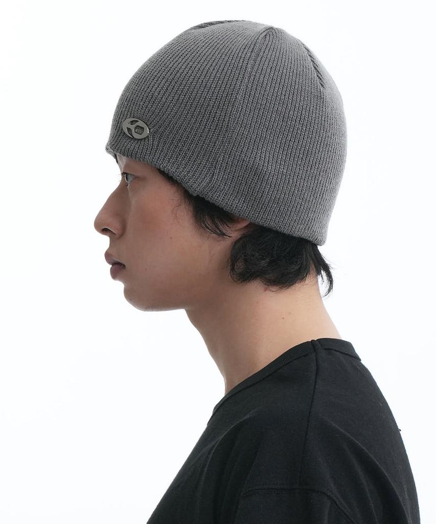 Opeunyadeu(Owai) Metal Logo Beanie-Grey