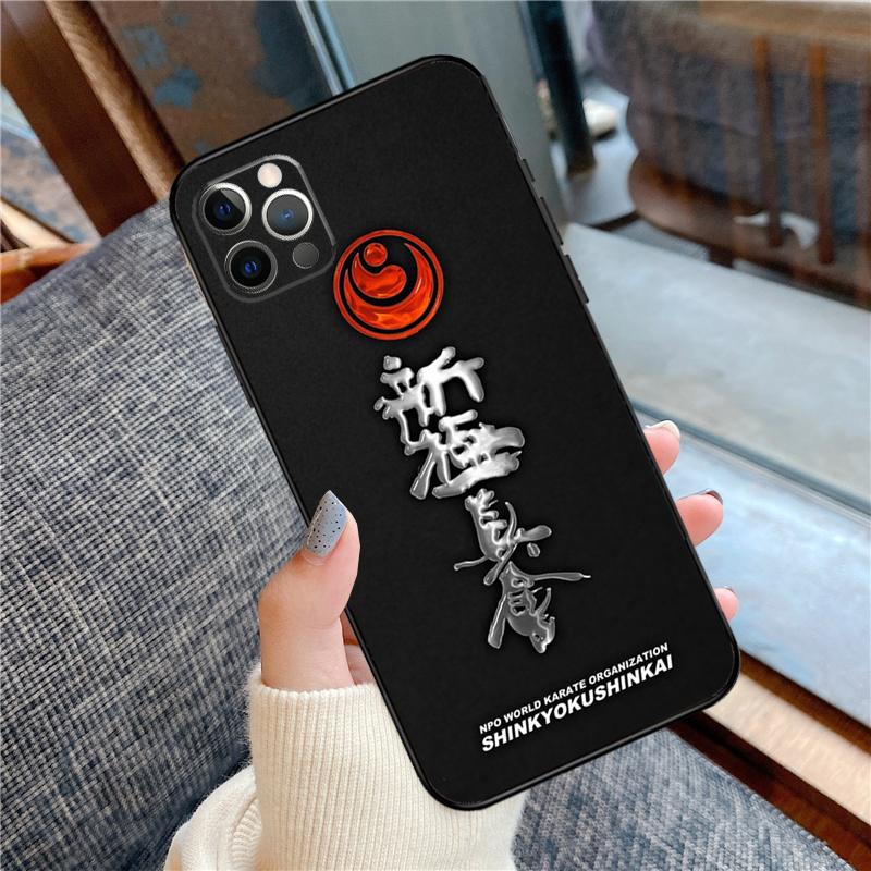 Oyama Kyokushin Karate Case For iPhone 14 12 11 15 16 Pro Max Phone Cover on iPhone 13 12 Mini X XR XS Plus Cover