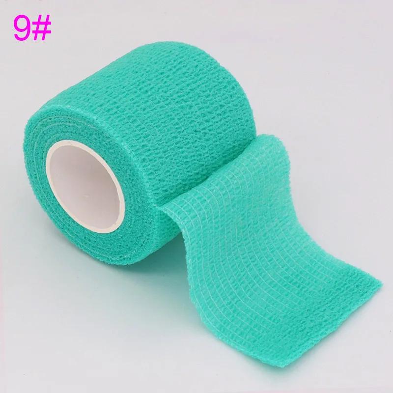 18 Colors Athletic Wrap Tape Self Adhesive Elastic Bandage Sports Protector for Knee Ankle Shoulder