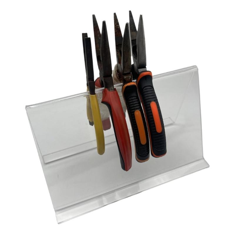 Elegant Clear Pliers Holder Multifunctional Acrylics Rack Space Saving Designs for Jewelry Makers and Craftmen