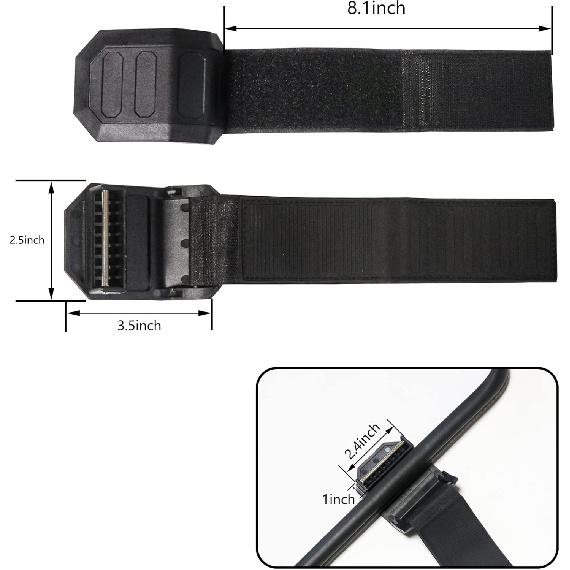 UTV Windshield Mount Clamps Straps Kit Compatible with Polaris Ranger RZR, Can Am Maverick X3, Yamaha Rhino YXZ, Kawasaki Mule Teryx Front Windshield