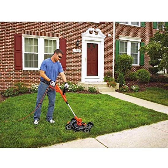 Black and Decker Nylon Trimmer Corded Compact Lawn Mowing Wagon Lawn Mower Clipper Gardening MTE912