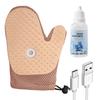 Pet Grooming Glove Dogs Shedding Mist Glove Double-Sided Cats Hair Removal Glove Petting Glove Deshedding Tool for Dogs Cats