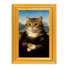 Wooden Photo Frame Refrigerator Magnet Animal Frame Fridge Magnet Home Office Whiteboard Decorative Accessories Humorous Gift