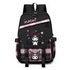 Cool Lomi Kuromi Backpack Student Schoolbag Anime Cartoon Print Junior High School High School Large Capacity Schoolbag