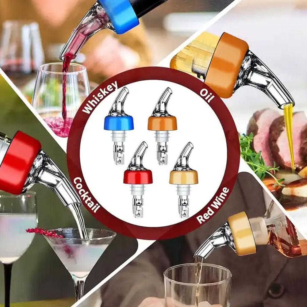 Red Wine Pourer Stopper With Liquor Dispenser For Bar Use And Gift
