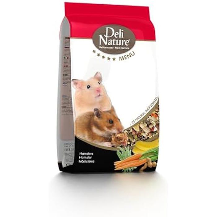 Nourriture pour hamster - DELI NATURE - 5 étoiles - Banane &amp; arachides - 750 g - Mélange de graines