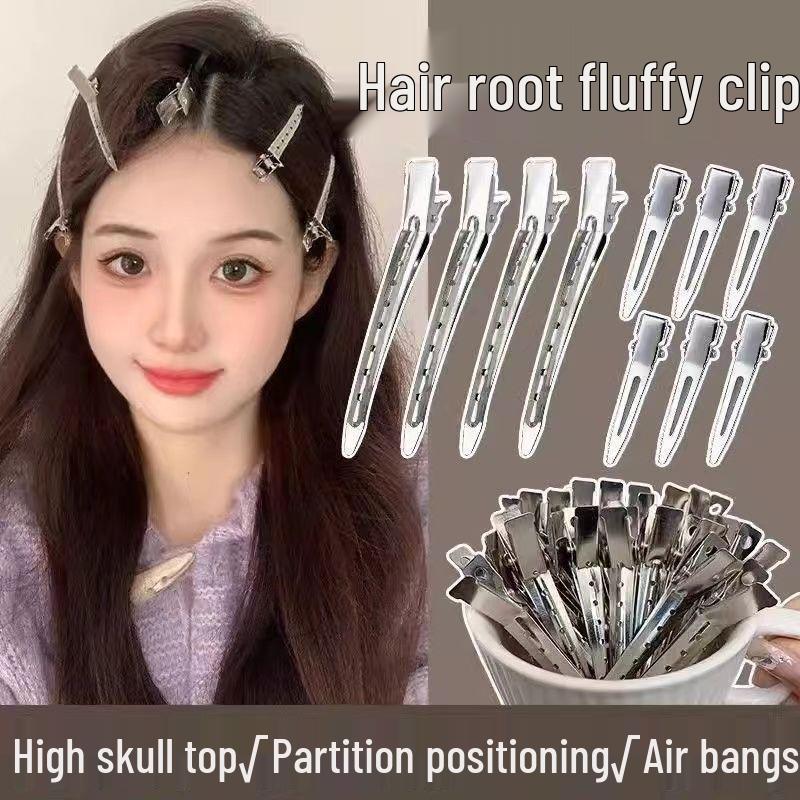 Duckbill Seamless Hair Claw Clip for Fluffy Roots, Bangs, and Makeup Hairpin Accessory