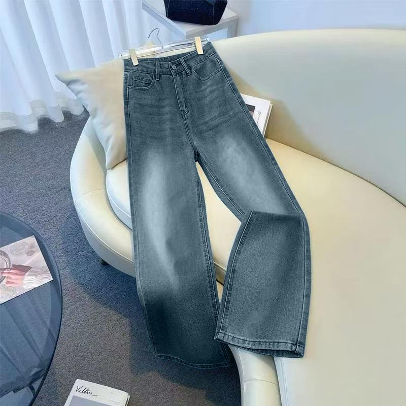 Southeast Asia Trending Women's High Waist Wide Leg Jeans - Autumn Slimming Loose Fit