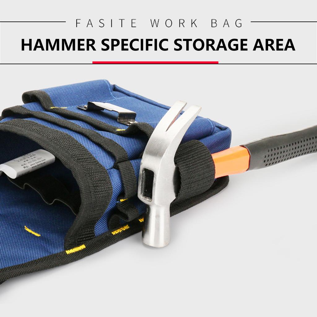 Tool Belt Pockets Tool Belts for Men Adjustable Tool Pouch Belt for Electrician Carpenter Work Apron Utility Belt