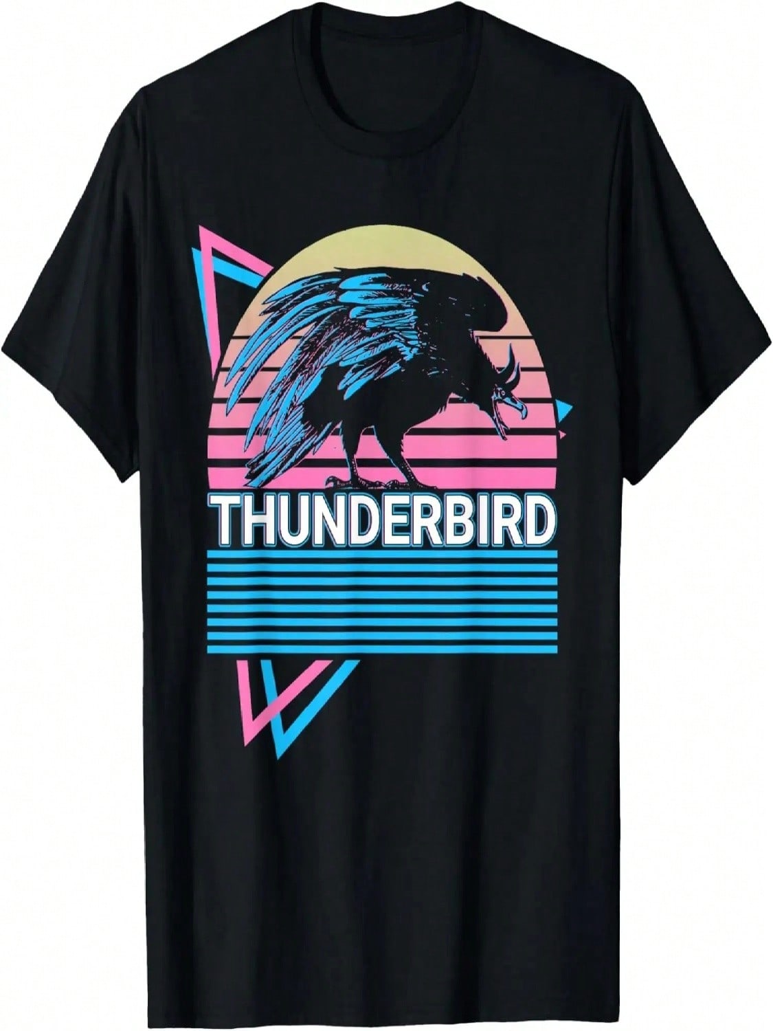 Thunderbird Cryptid Cryptozoology Retro T-Shirt S