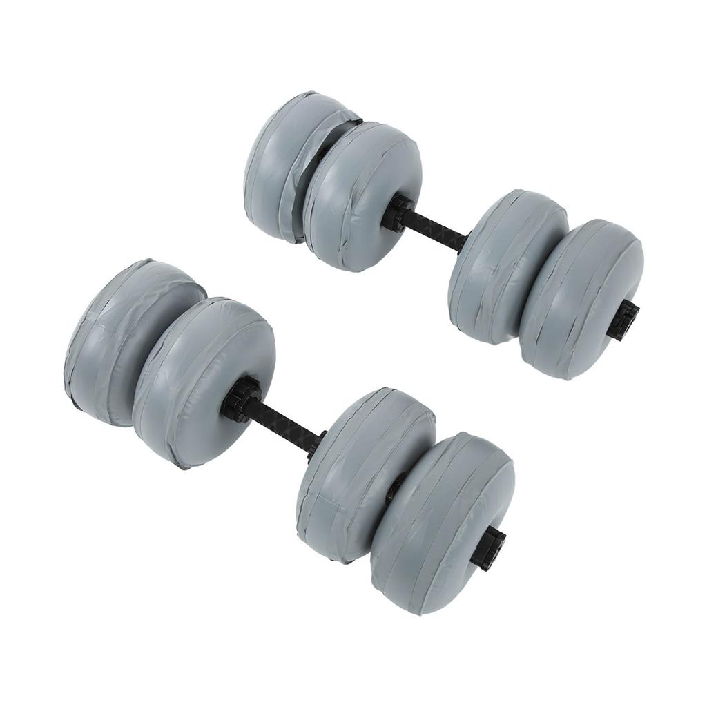 30kg Adjustable Travel Water Filled Dumbbells for Men Women Arm Muscle Training Home FitnessGray