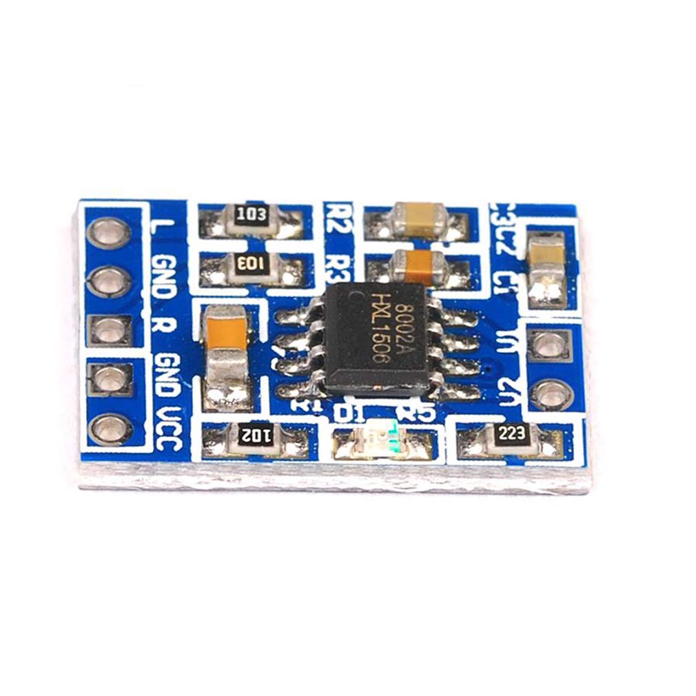 HiLetgo 5pcs HXJ8002 Mini Amplifier Board 3W Solo Channel Audio Power Amplifier Module Replace PAM8403 2.0-5 .5 V
