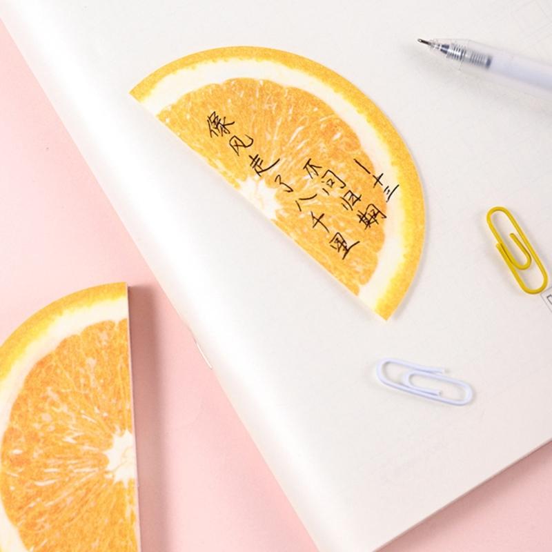 Fruit Shape Note Paper Adheive Note Paper 750Sheets Unlined Small Notepads Writing Pad Notepads for Noting Journaling