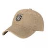 Green Beret Logo Baseball Caps Vintage Denim Washed Headwear Unisex Style Outdoor Running Hats