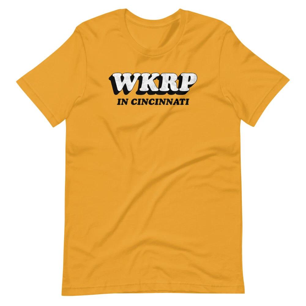 

WKRP IN CINCINNATI TV Show Graphic Tee Shirt Short-Sleeve Unisex 100% Cotton T-shirt Mens Tees Top 2XL