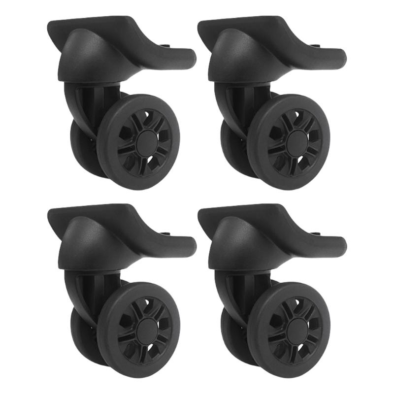 

4 Pieces Practical Suitcase Wheels Replacement Accesories for Effortless 360 Degree Rotation and Quiet Operation 1