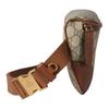 Gucci GG Supreme Canvas Brown Leather Trim Belt Bag For Unisex Daily Use
