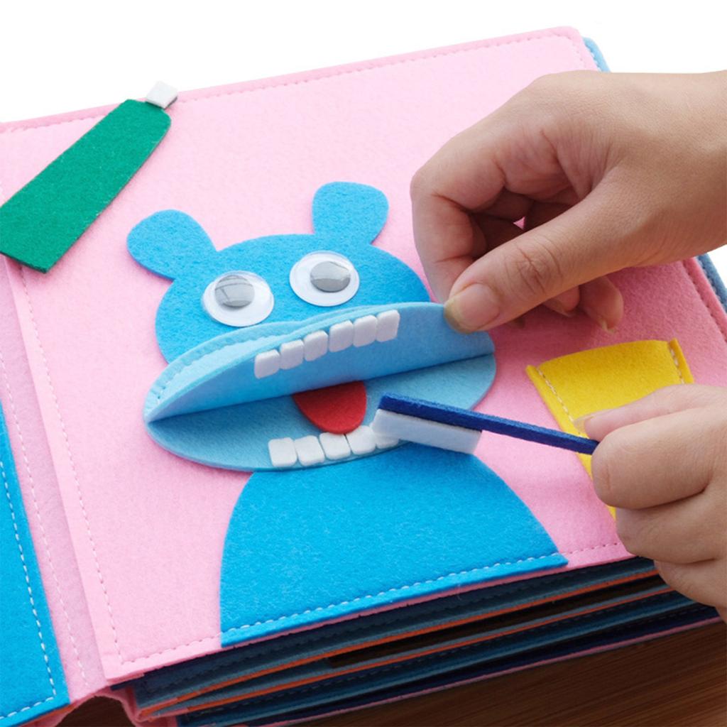 Book Quiet Book Early Education Enlightenment Baby Cloth Book Toy