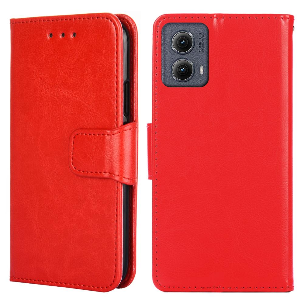 

For Motorola Edge (2024) 5G Case Wallet PU Leather + TPU Folding Stand Phone Cover G