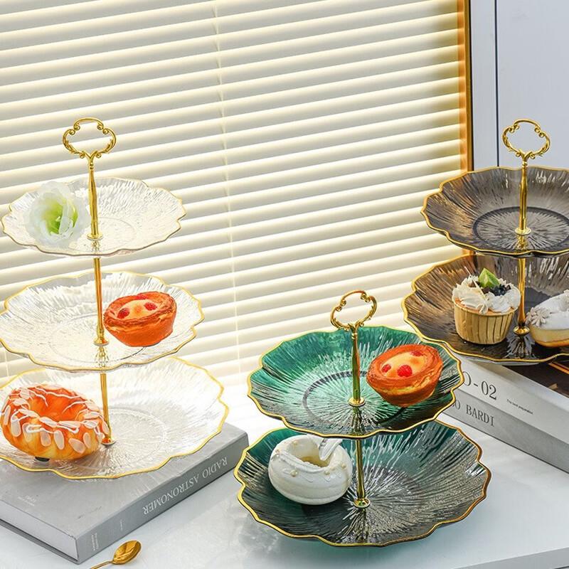 Changbaosen Decorative Multi-Tier Fruit and Snack Plate