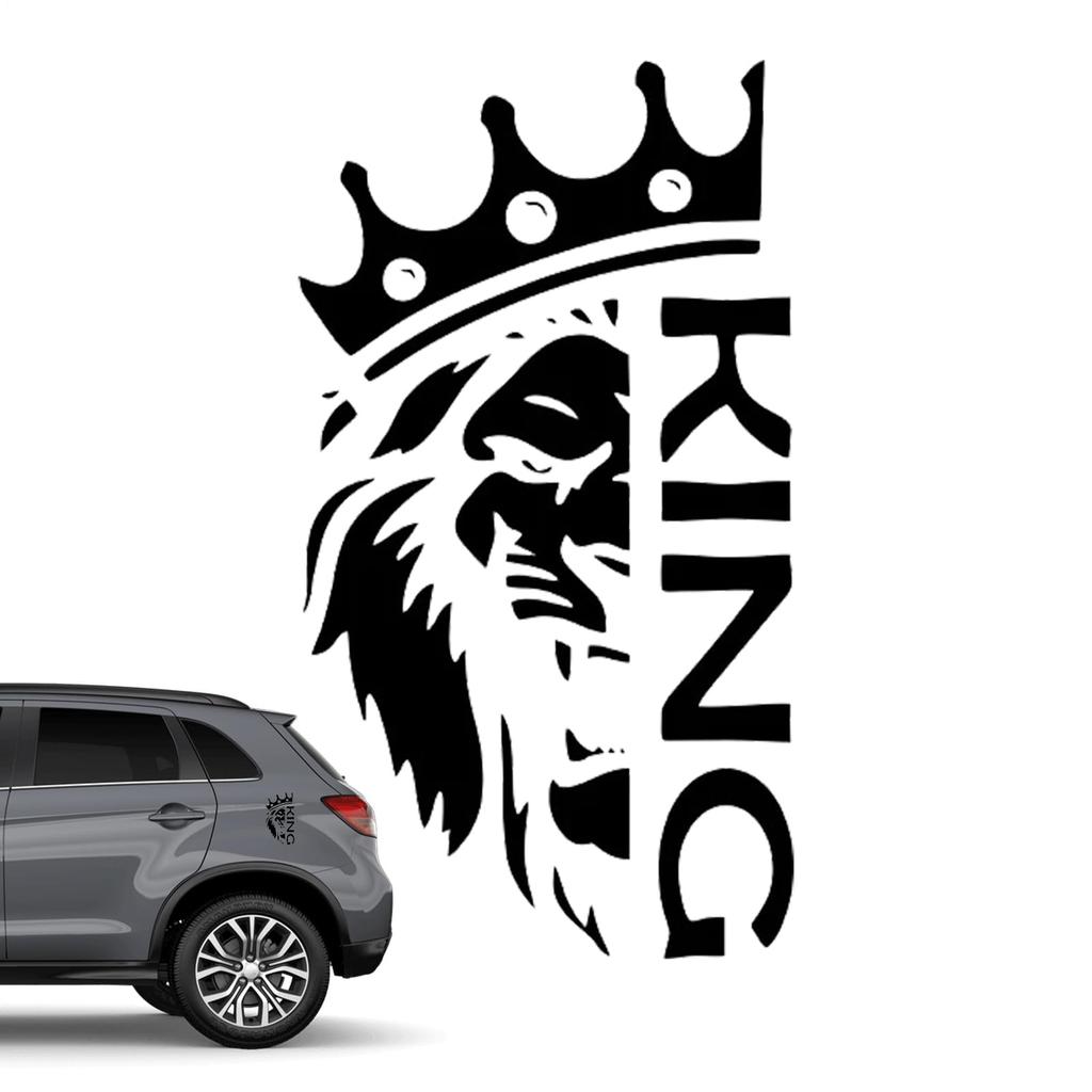 Lion Car Decal Sticker, Lion Decal for Car | Car