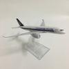 Jason Tutu 16cm Singapore Airways Airbus A350 Model Airplane Diecast Metal 1/400 Scale Planes