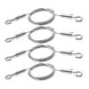 Câbles en Acier Inoxydable Cordelette à Tirer Automatique Réglable DIY pour Pêche Levage Câble Tentes Carrées Accrochage Vêtements Quincaillerie