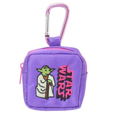 Small Planet Star Wars Yoda/Logo Mini Pouch with Carabiner