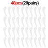 40Pcs Silicone Anti-slip Ear Hooks for Glasses Black Transparent Elastic Eye Glasses Retainer Holders Eyewear Accessories