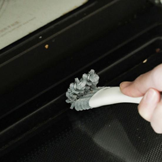 Kitchen Stove Cleaning Brush Multifunctional BBQ Grid Gap Scrub Brush Remove Stain Sink Corner Cleaning Brush for Kitchen Shelf