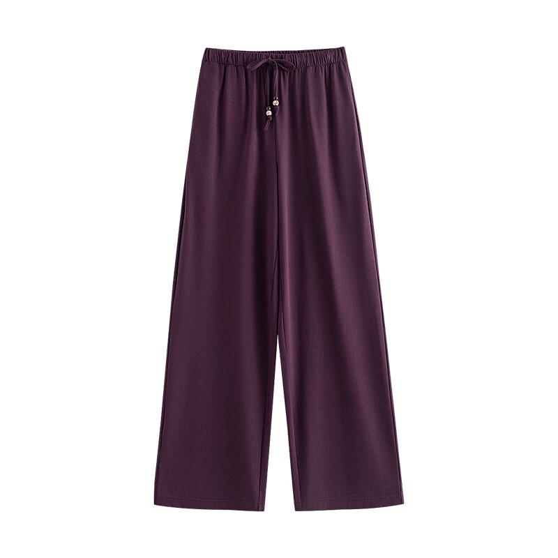 Chuyu Women's Relaxed Fit Lyocell Blend Wide-Leg Pants