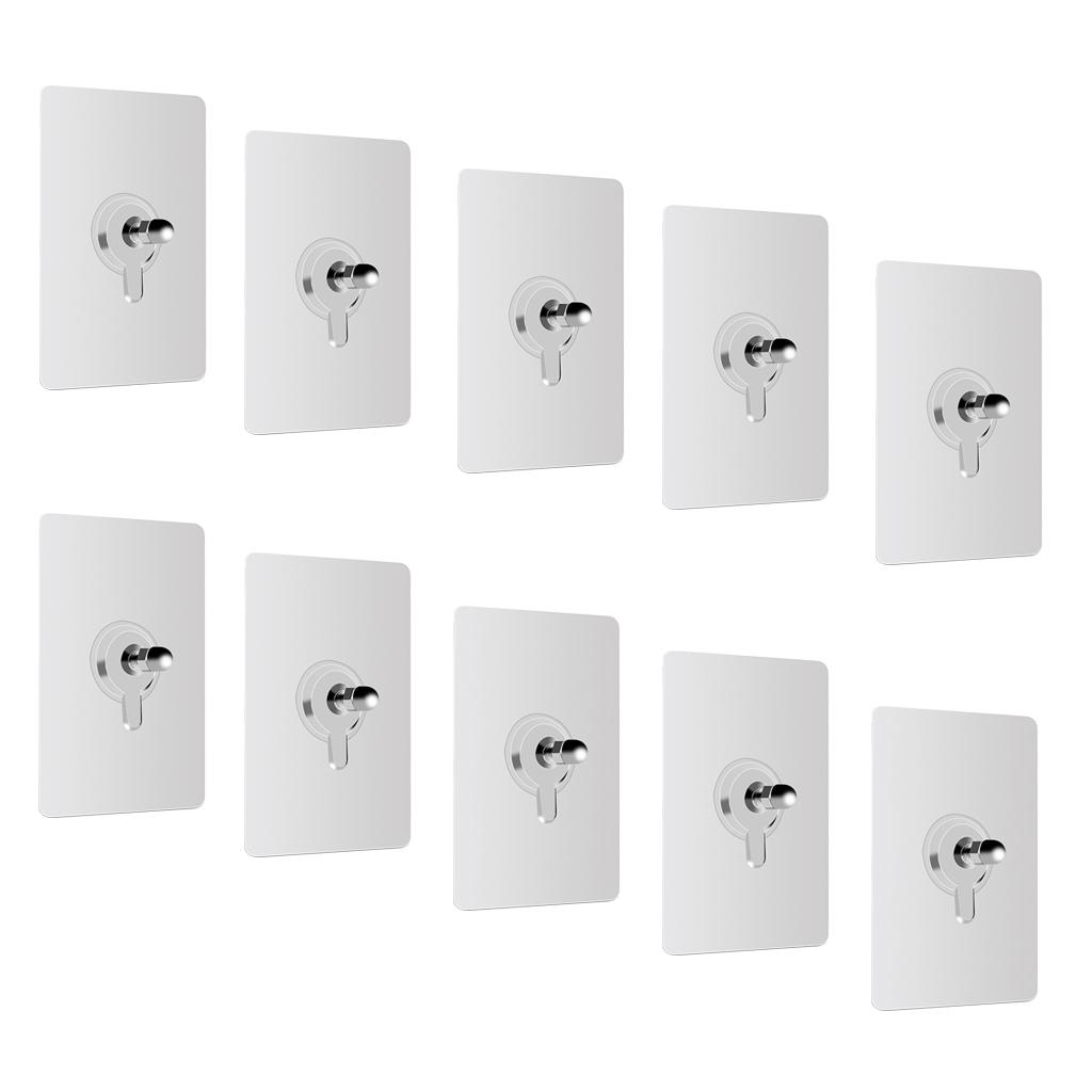 Nails Heavy Duty Wall Hooks Door Non-marking Screw Drill Self-waterproof
