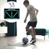Football Footstep Training Mat Foldable Wear Resistant Dribble Control Football Door Mat Anti-Skid Carpet Auxiliary Props