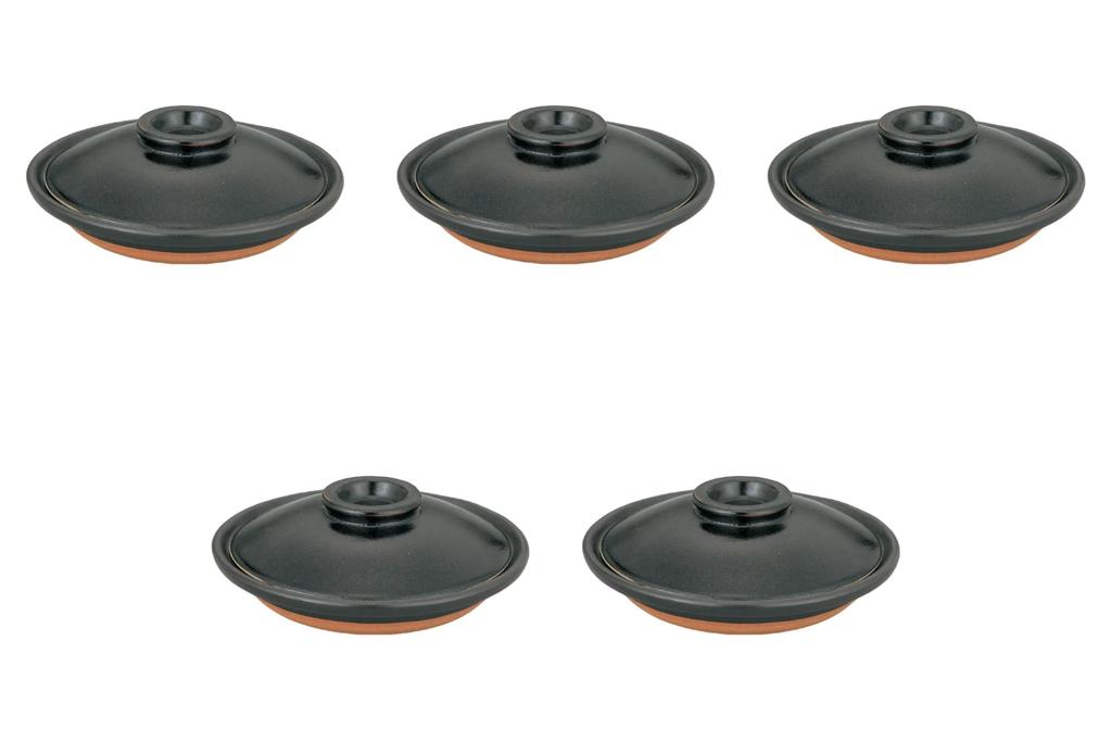 Set of 5 Yuzu Tenmoku Yanagawa Pots x Yanagawa Banko Direct Setomonohonpo [17.3 6.5cm] Pots, Ware, Fire,