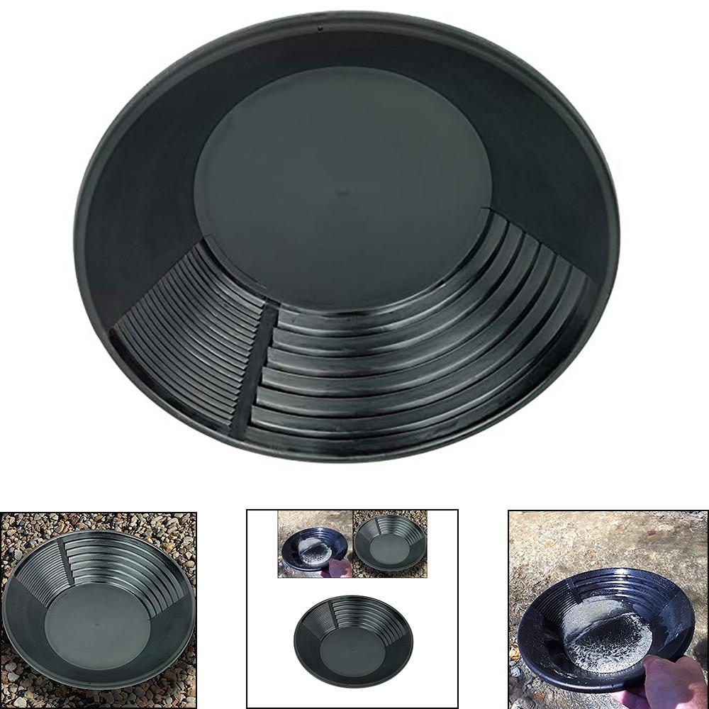 New Plastic Gold Pan Basin Nugget Mining Pan Dredging Prospecting River Tool Wash Gold Panning Equipment