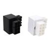 Atx 8Pin Female 90 Degree Angled To 8 Pin Male Power Adapter Gpu Power Steering Connector For Graphics Video Card Gpu