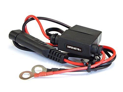 

For Motorcycles (Heavy Duty) Tough Vehicle Cable 23.6 inches (60 cm) (Compatible with SAE Terminals) (1 x Car Cable) 1 vehicle cable