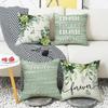 New Spring Plant Pillowcase Bedside Decorative Pillowcase Waist Sofa Bedroom Pillow