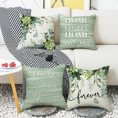 Neuer Frühling Pflanzen Kissenbezug Nachttisch Dekokissen Taille Sofa Schlafzimmer Kissen